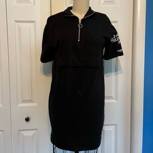 MINI BLACK SHIRT DRESS